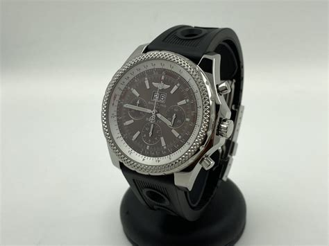 breitling bentley 6.75 rubber strap|bentley a44362.